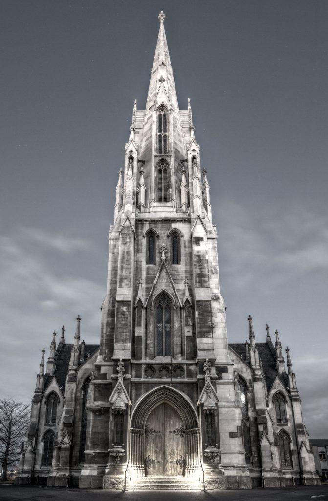 First Church
3 image HDR Night Photography