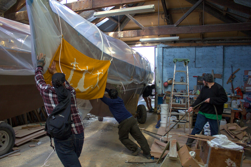 Getting a hull out of the shed